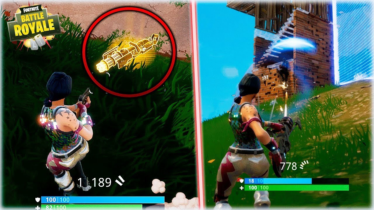 vlogs in spanish VALE LA PENA LA NUEVA MINIGUN en Fortnite : Battle Royale ?! - [WithZack]