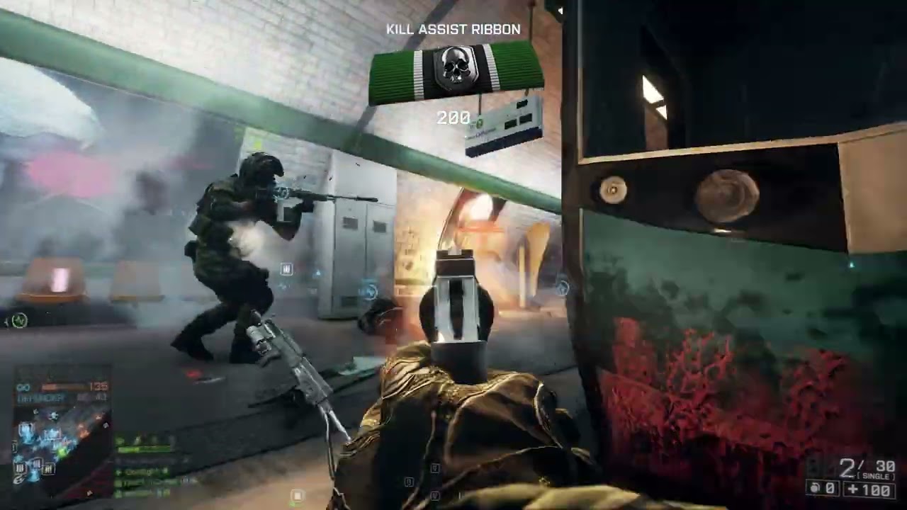 Battlefield 4 Rush Operation Metro Commentary AEK-971 Sweaty Setup