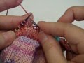 三角マチのあるボックス型のかかと　中編
