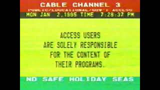 TCI Cablevision's Public Access Channel (Michiana area, 1/2/1995)