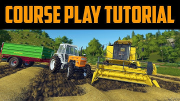 Harvesting with Course Play Tutorial | Farming Simulator 19 | Episode #1