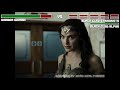 Wonder Woman vs. Black Clad Terrorists fight WITH HEALTH BARS | HD | Zack Snyder's Justice League
