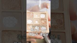 💩 똥손도 쓸 수 있는 기본템 섀도우 #데이지크 #섀도우팔레트 #화장품