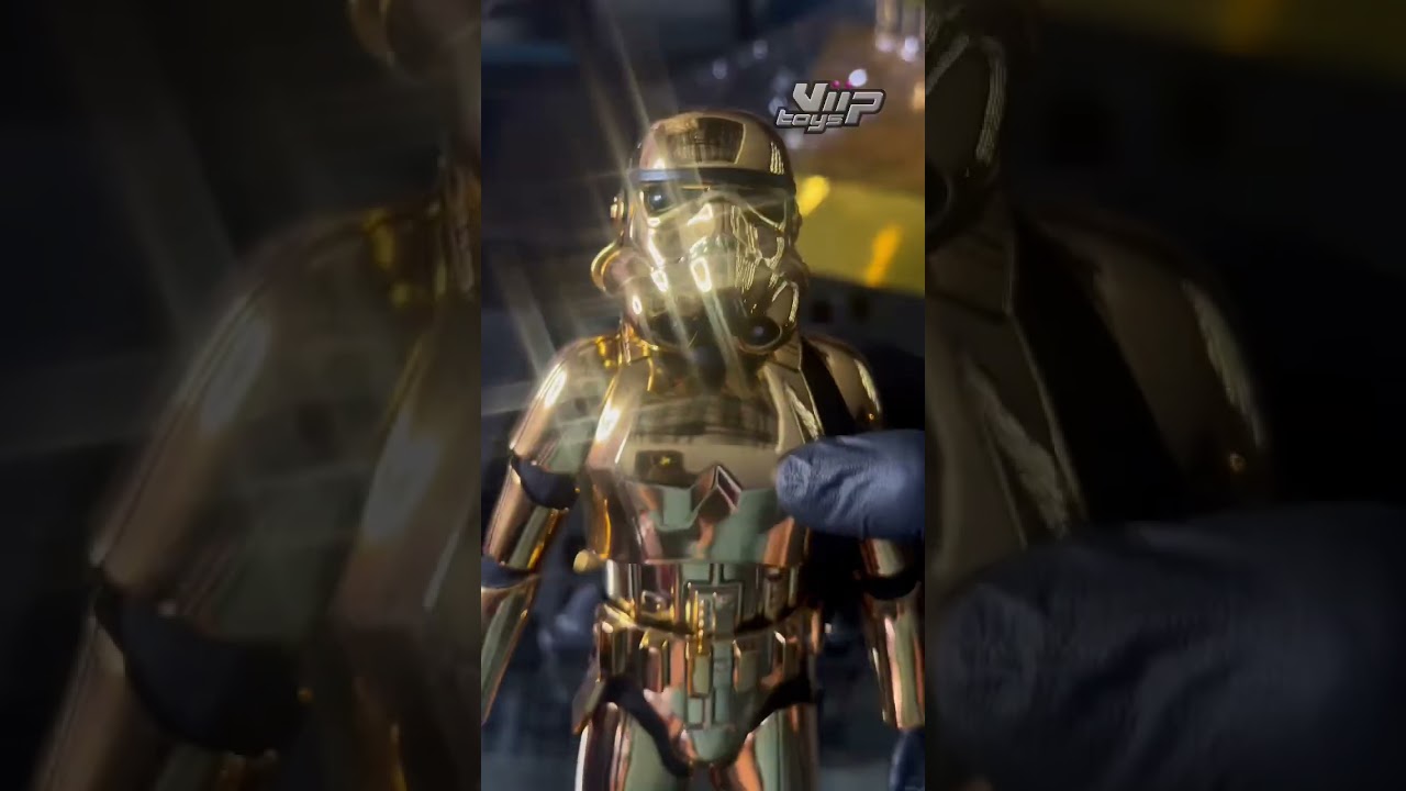 Stormtrooper Gold Chrome Hot Toys 1:6 