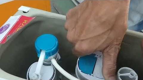 Cấu tạo và cách thay phao bồn cầu