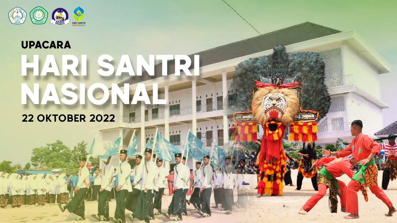 UPACARA Hari Santri Nasional - Ponpes Hidayatul Mubtadiin Jati Agung - IAI An Nur Lampung