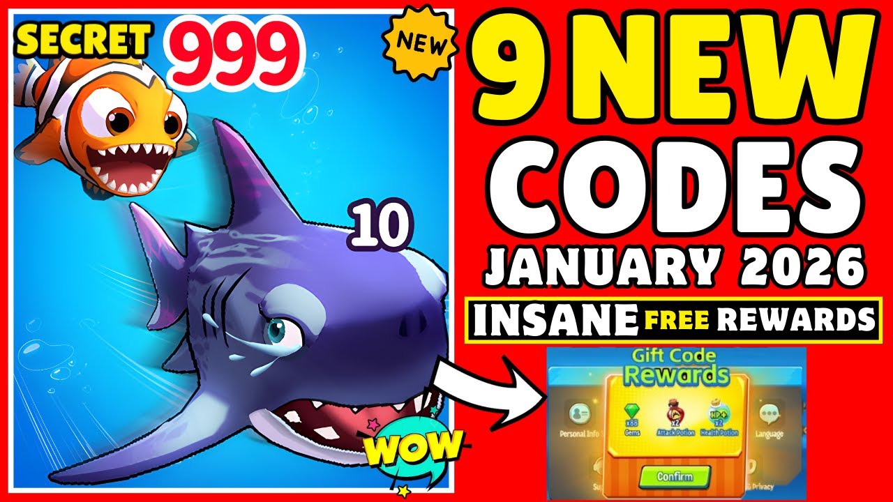 НОВИНКА 😻 Подарочные коды Fish Eat Fish на январь 2026 года | Как активировать коды Fish Eat Fish
