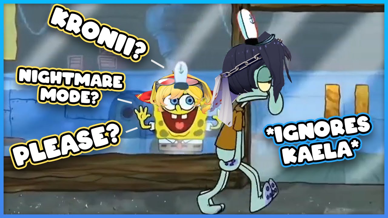 Kaela won't stop begging Kronii to play in the hardest difficulty | Fast Food Simulator
