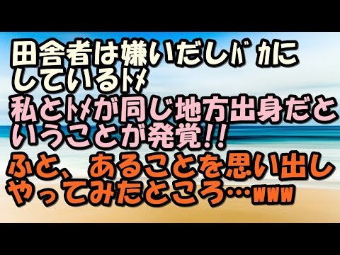 スカッとする話　キチトメ　田舎者が嫌いで馬鹿にしているトメ　私と出身が同じ地方であることが発覚!ふとあることを思いついて実行してみたらwww　スカッとＬｉｖｅ！！