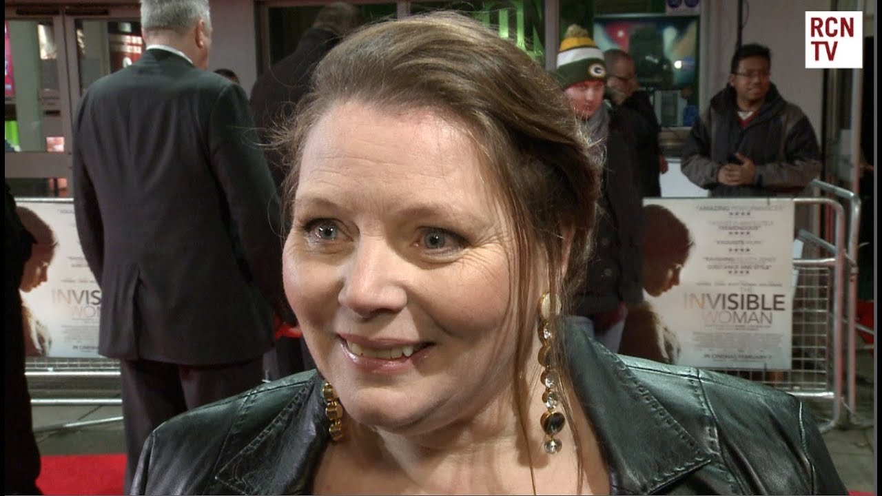 Joanna Scanlan Interview The Invisible Woman Premiere - YouTube