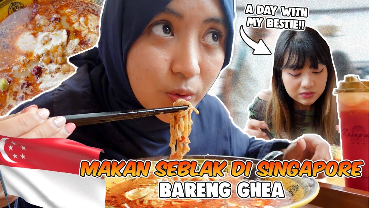 SEHARIAN KELILING SINGAPORE BARENG GHEA!! MAKAN APA AJA YAA🧐🧐 YouTube