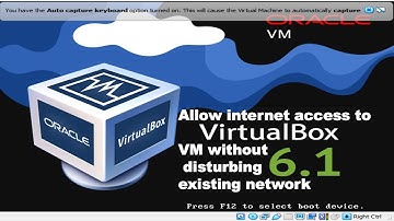 Allow Internet access to Virtual Box VM without disturbing existing network of VM.
