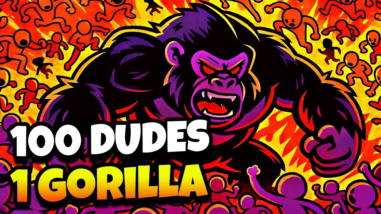 This Game is the 100 Men vs 1 Gorilla Meme!