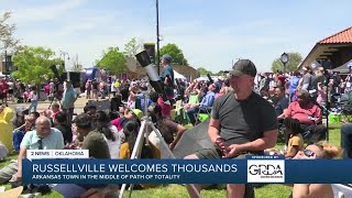 Russellville Welcomes Thousands for Total Eclipse