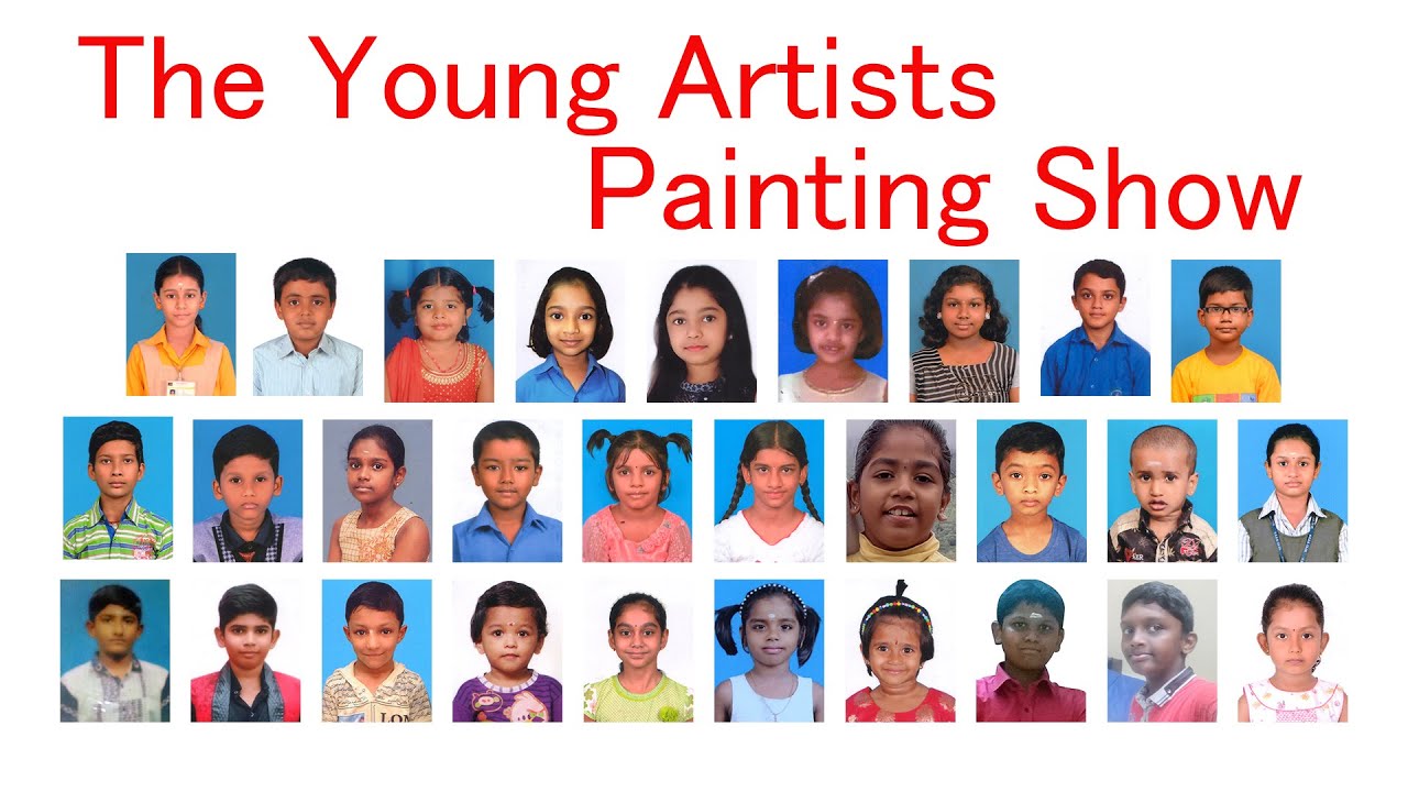 Young Artists Painting Show "Colorful Expressions" - YouTube