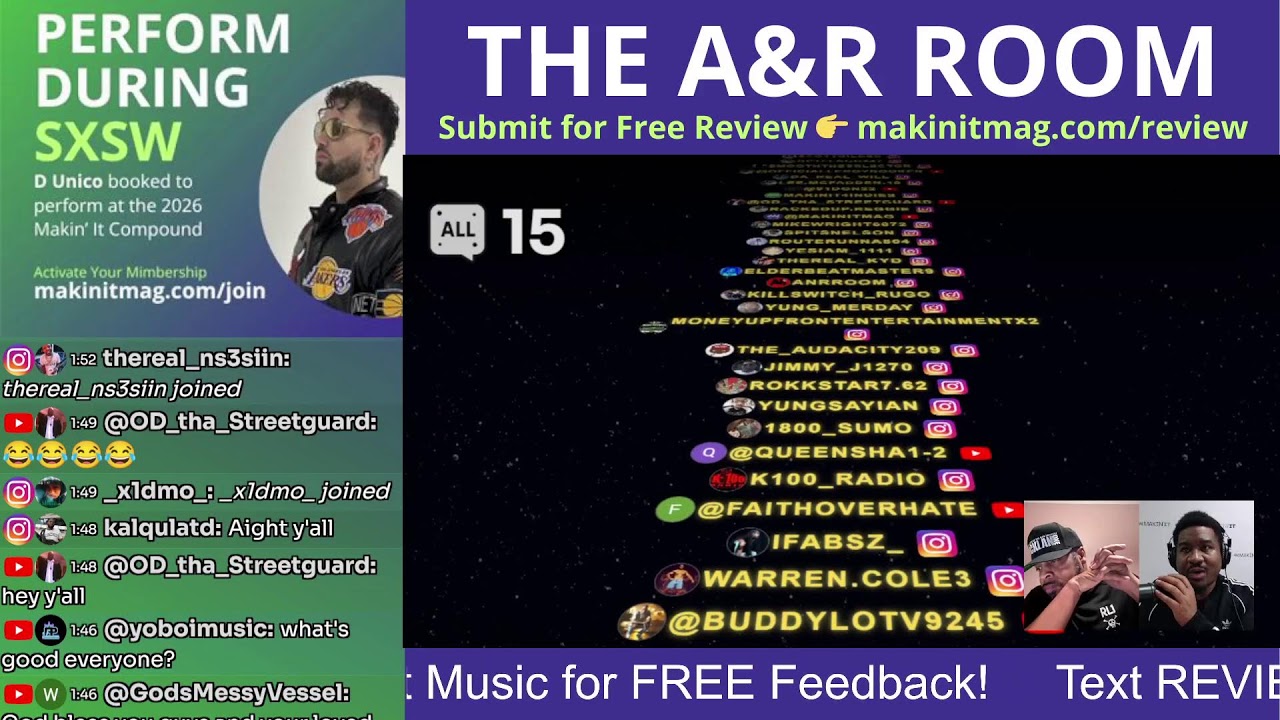 The A&R Room | FREE Music Review