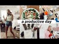 a productive day in my life // closet cleanout, editing &amp; making extra money!