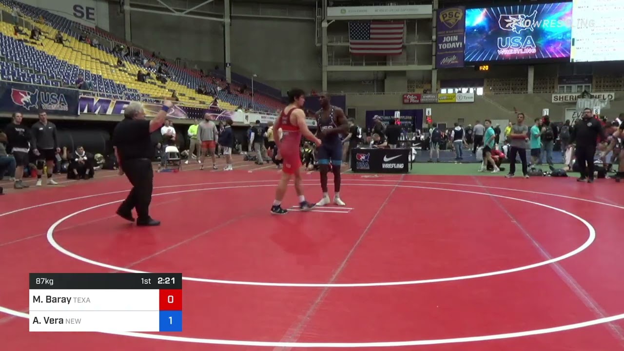 87 Kg Rr Rnd 4 - Miguel Baray, Texas Vs Alan Vera, New York Athletic Club 42d7