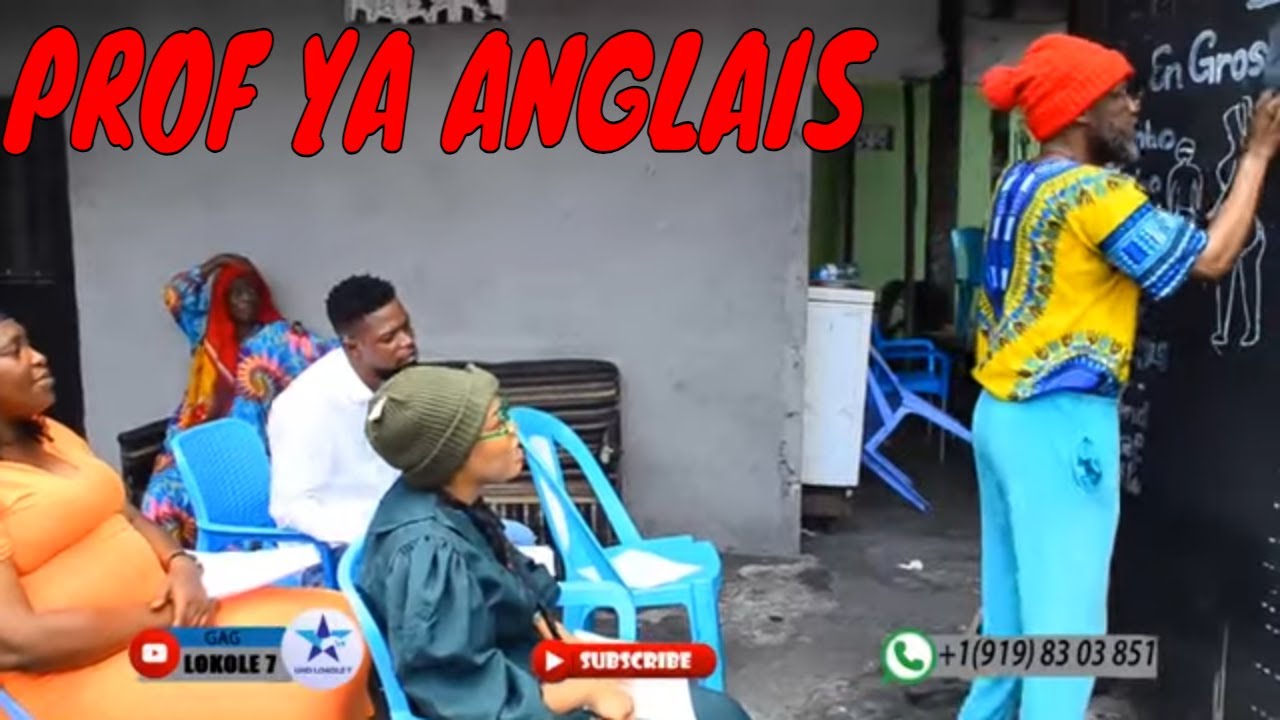 NEW GAG: PROF YA ANGLAIS AVEC VUE DE LOIN, AIDA, DECOR, MA LOSO, NKELA, COUPURE ET...