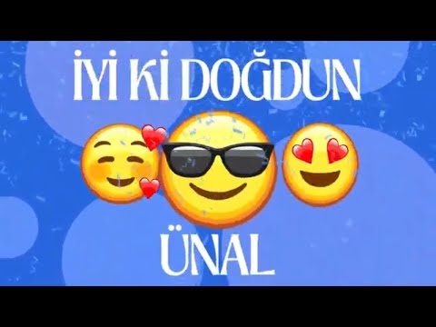 İyiki doğdun ÜNAL İsimli Doğum Günü Şarkısı - ÜNAL' ın Doğum Günü - ÜNAL Doğum Günü Şarkısı