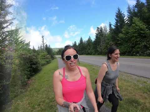 Barefoot Sisters | Spooky Forest and Devil's Courthouse | Blue Ridge Parkway