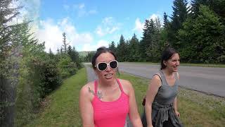 Barefoot Sisters Spooky Forest And Devils Courthouse Blue Ridge Parkway