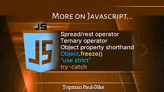 Very important JavaScript concepts to learn