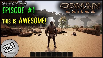 Conan Exiles Part 1 - This Is So Much FUN ! | Lets play conan exiles gameplay part 1 | Z1 Gaming
