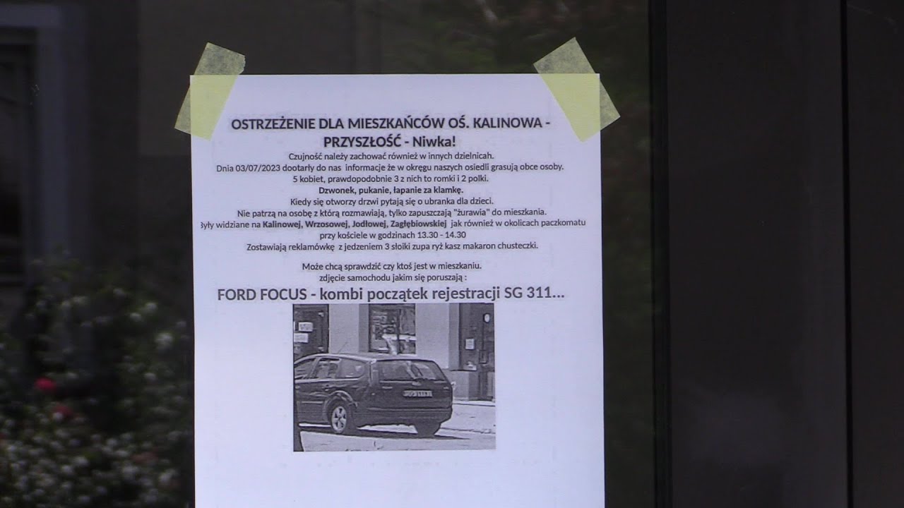 Mieszkańcy Sosnowca boją się podejrzanej grupy osób 05.07.2023