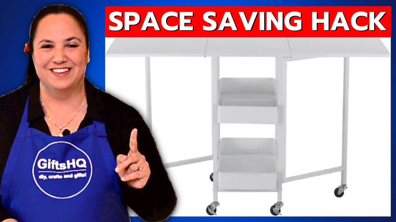 Save space by building your own foldable craft table - Your