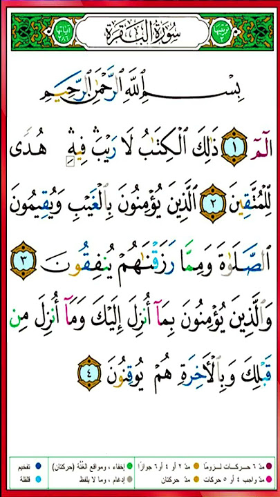 Surah Al-Baqarah Ayat 1-5  Best Voice HD