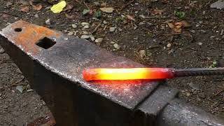 Hunting knife out of Coil Spring