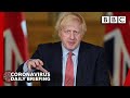 Loved ones can meet again outdoors - Boris Johnson | Covid-19 Government Briefing 🔴 BBC