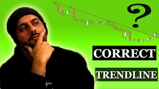 How to Draw a Correct Trendline on Candlestick Charts (Secrete Revealed)
