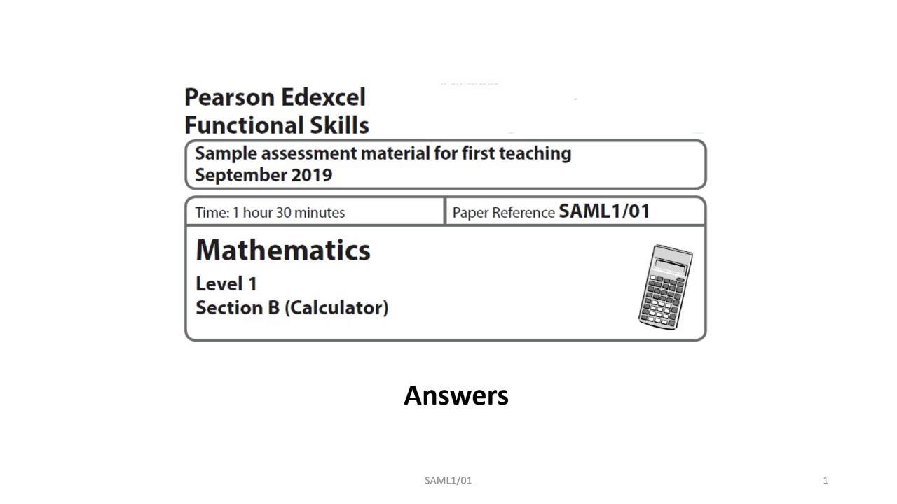 Reformed SAML1 01 Maths L1 Part 1