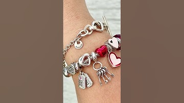 Pandora Charm Bracelets with Clear Cubic Zircon for Women #youtube #shorts video