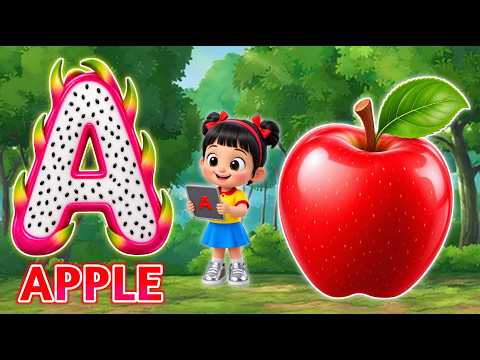 Phonics Song 2 with TWO Words in 3D - A For Airplane - ABC Alphabet Songs with Sounds for Children