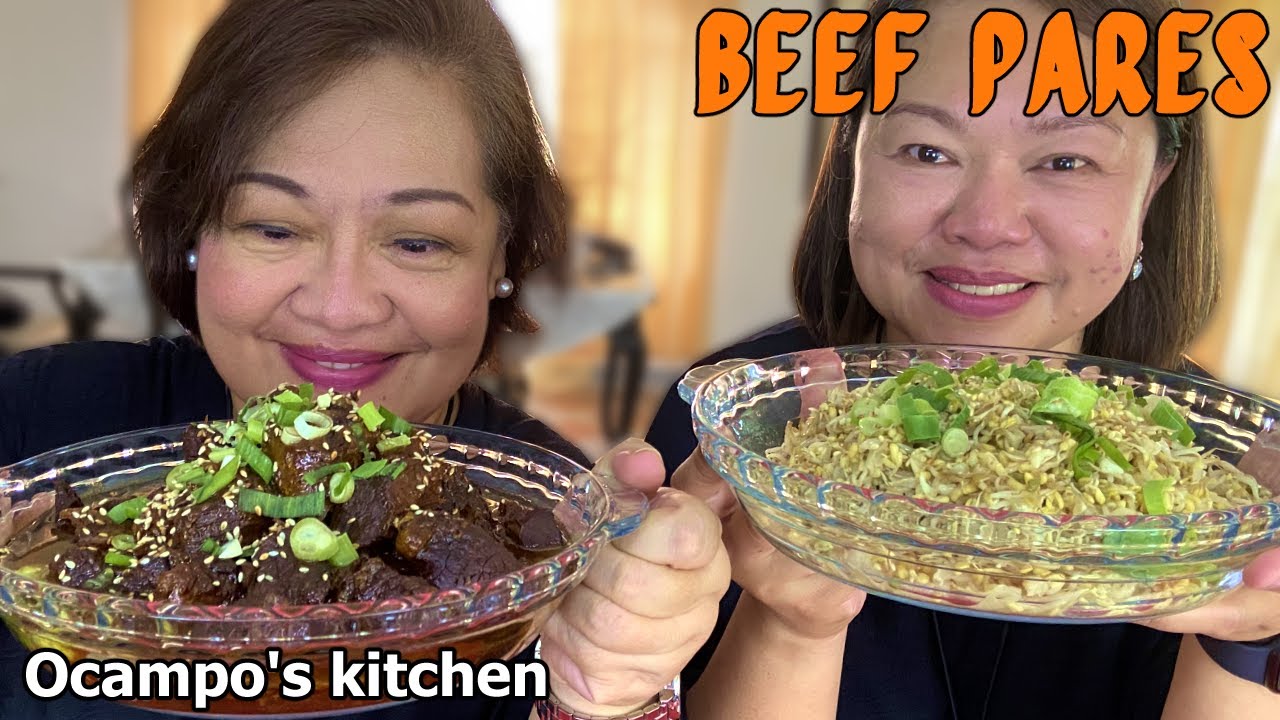 Kapampangan Style Beef Pares at Ginisang Tauge Ocampo's Kitchen YouTube