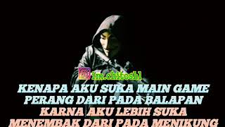 Kenapa aku suka main game perang daei pada balapan, karna aku lebih suka menembak dari pada menikung