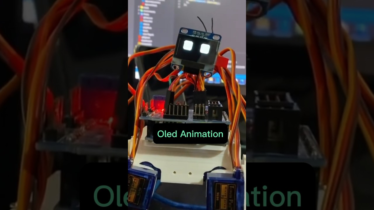 🤖Oled animation #robot #quadruped #diy #programming #arduino #electronics #projects