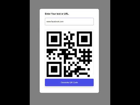how to create QR code scanner in HTML CSS and JavaScript
