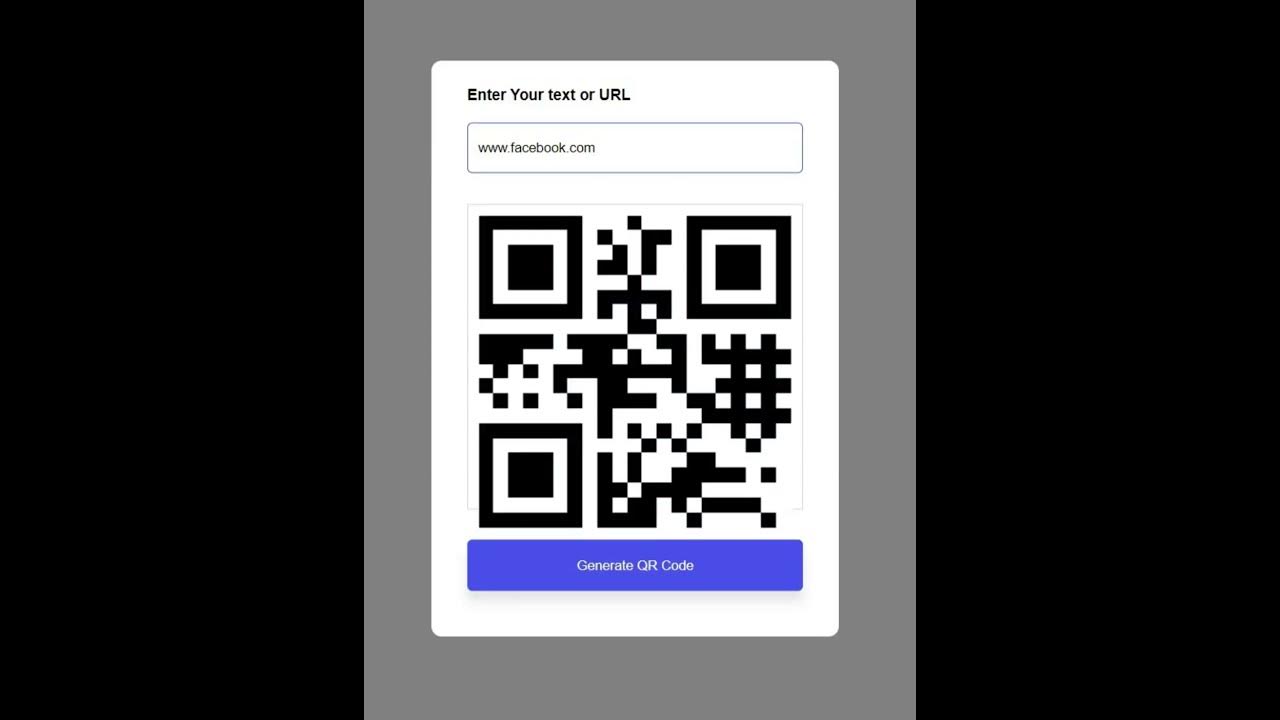 how to create QR code scanner in HTML CSS and JavaScript - YouTube