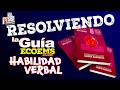 Resolución de la guía ECOEMS - Habilidad Verbal - IkniuM Media Superior
