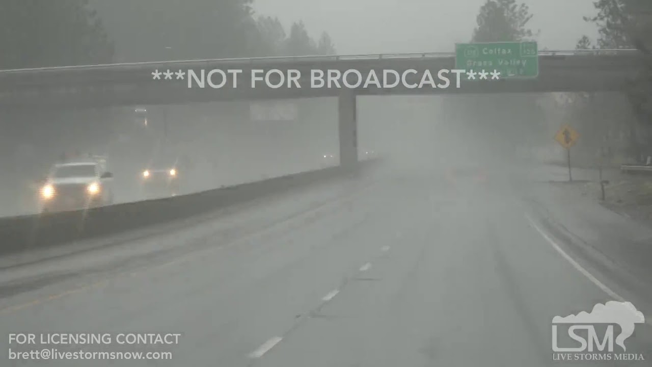 11162017 Soda Springs, CA I80 Atmospheric River YouTube