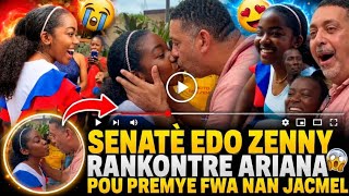 SENATÈ EDO ZENNY RANKONTRE ARIANA 😱 POU PREMYE FWA NAN JACMEL GADE VIN TANDE KOZE