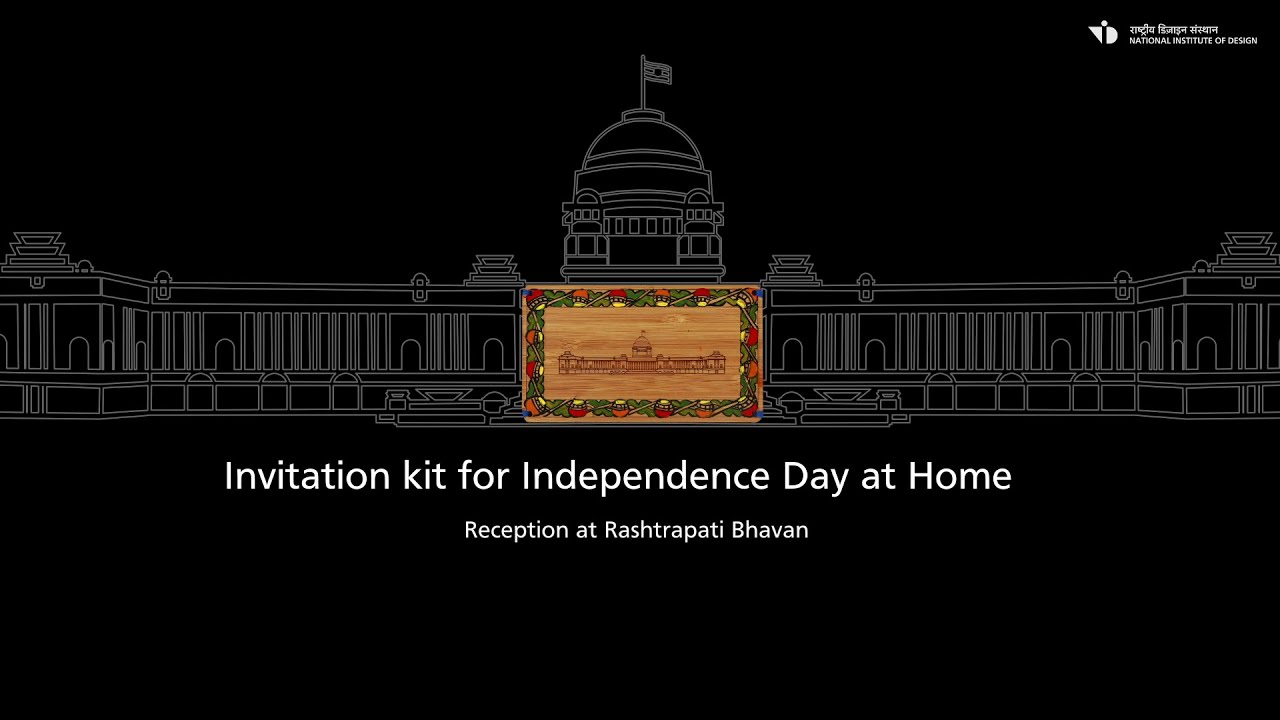 Invitation kit for independence day At Home Ceremony 2025 | National Institute of Design, Ahmedabad