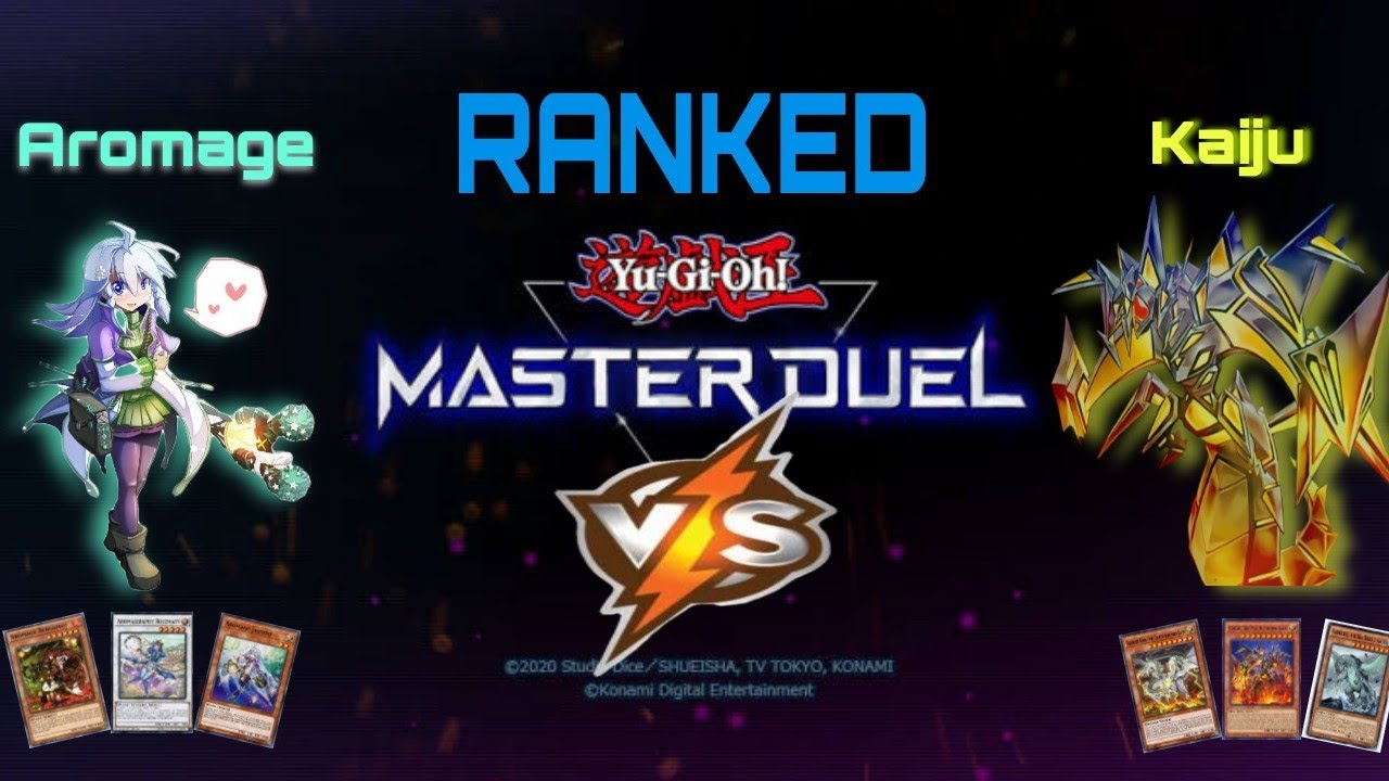 yugioh master duel meta - aromage deck vs kaiju deck