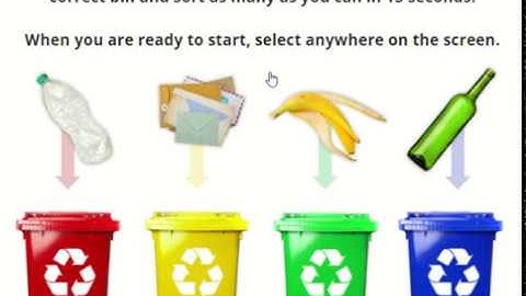 Recycling Gamification Sample
