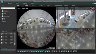 Idis 12Mp Fisheye Camera Demo In A Warehouse Setting