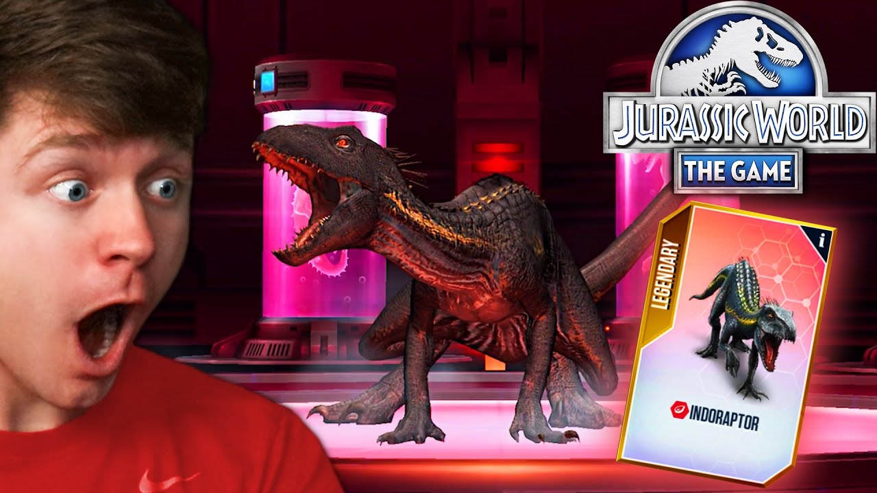 HATCHING the INDORAPTOR in JURASSIC WORLD THE GAME